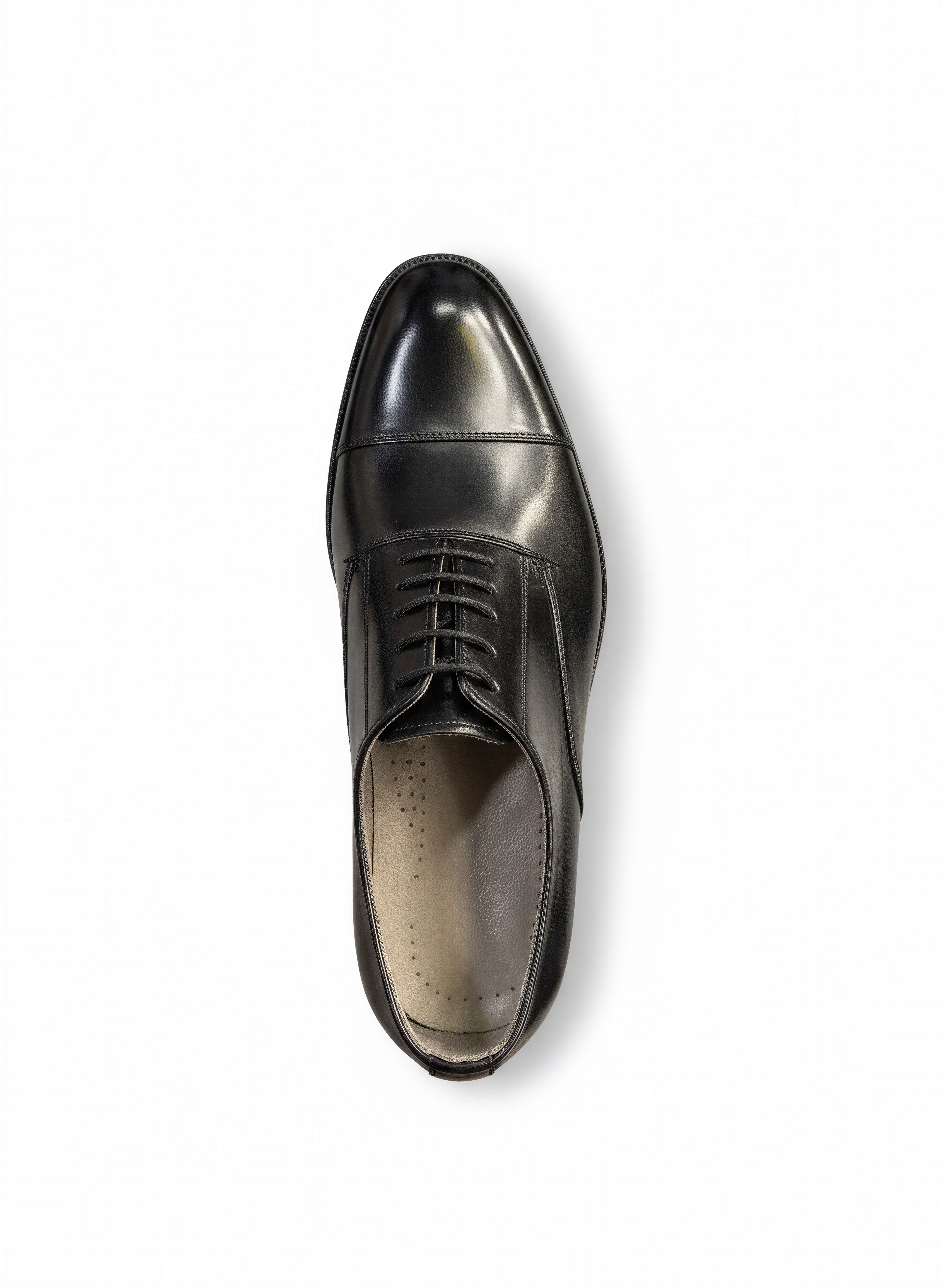 Black Cap toe oxfords 110