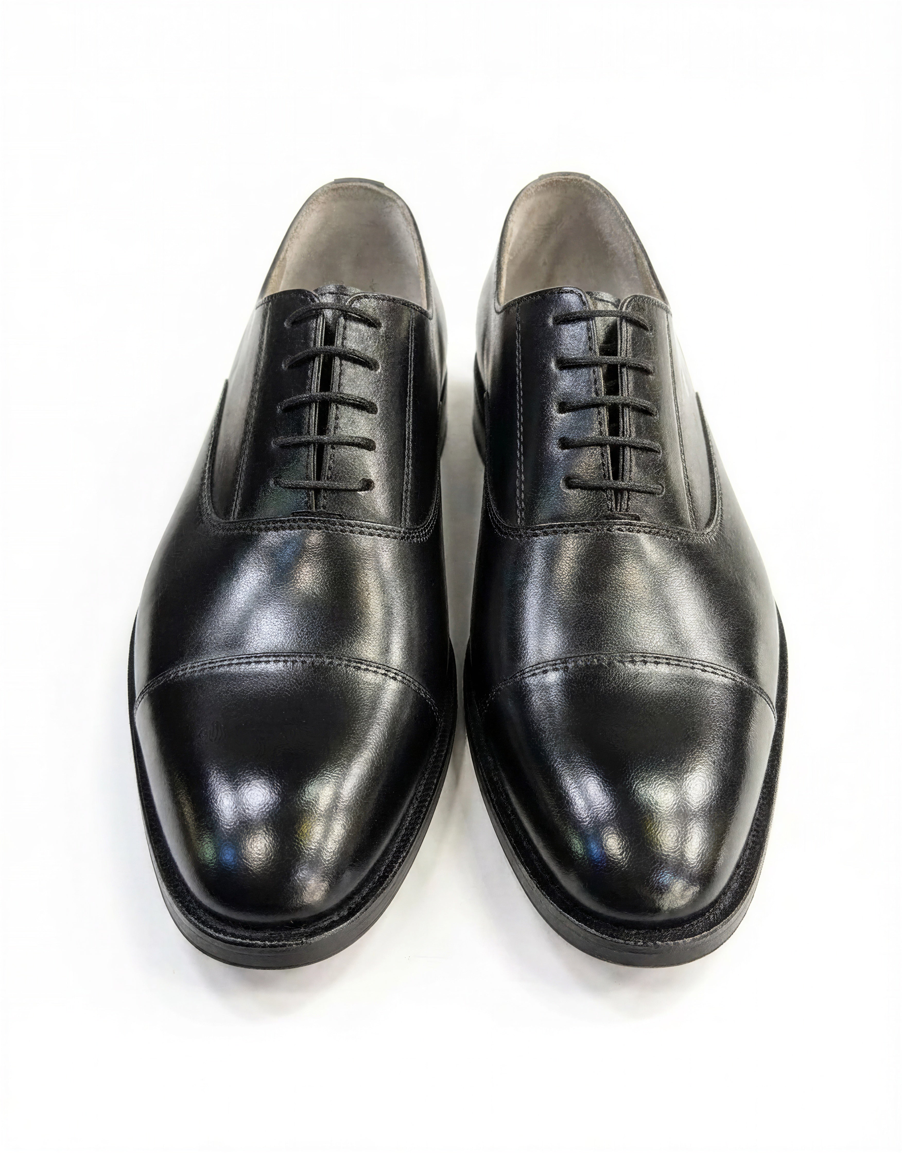 Black Cap toe oxfords 110