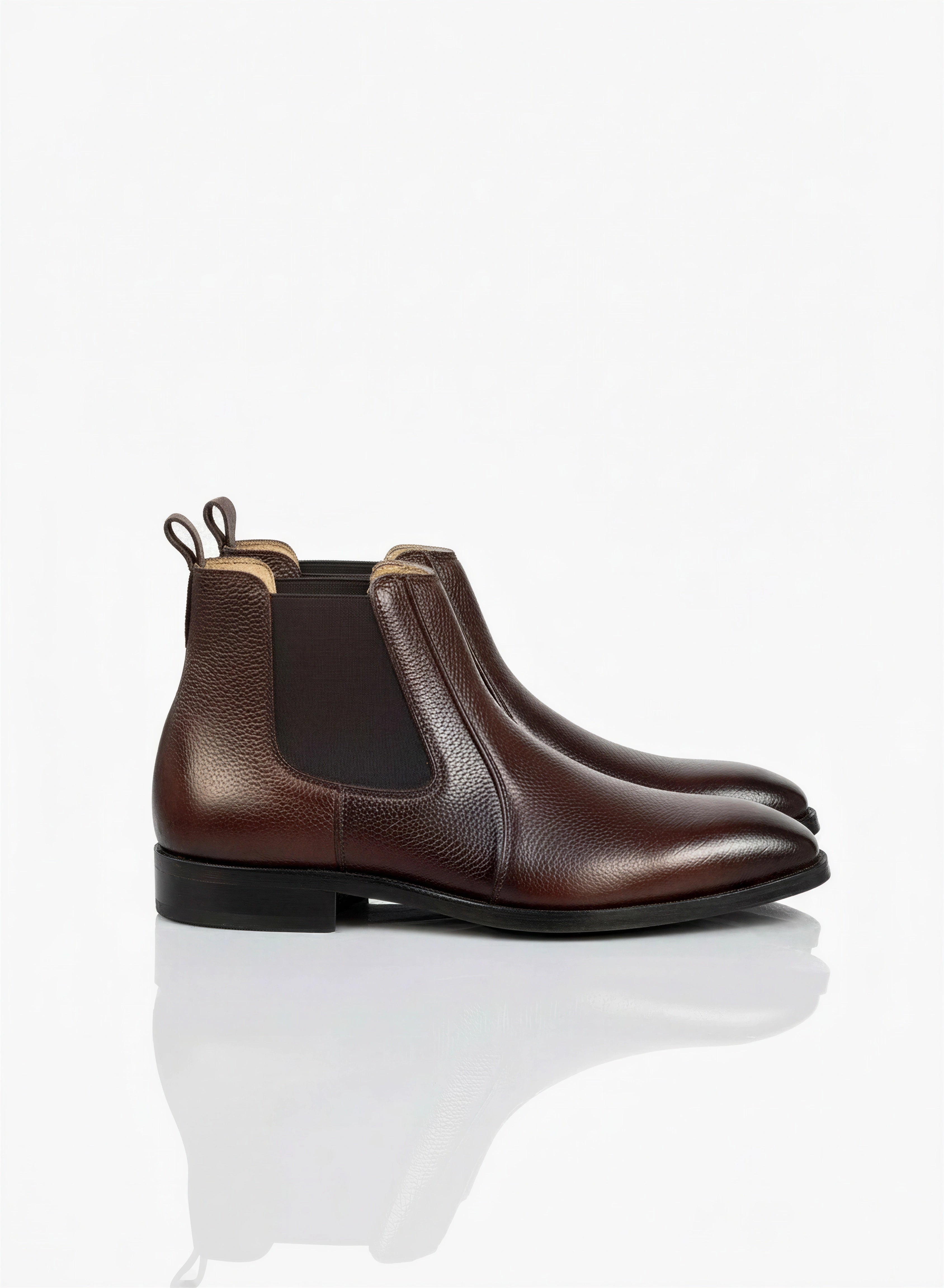 Chelsea boots-brown milled