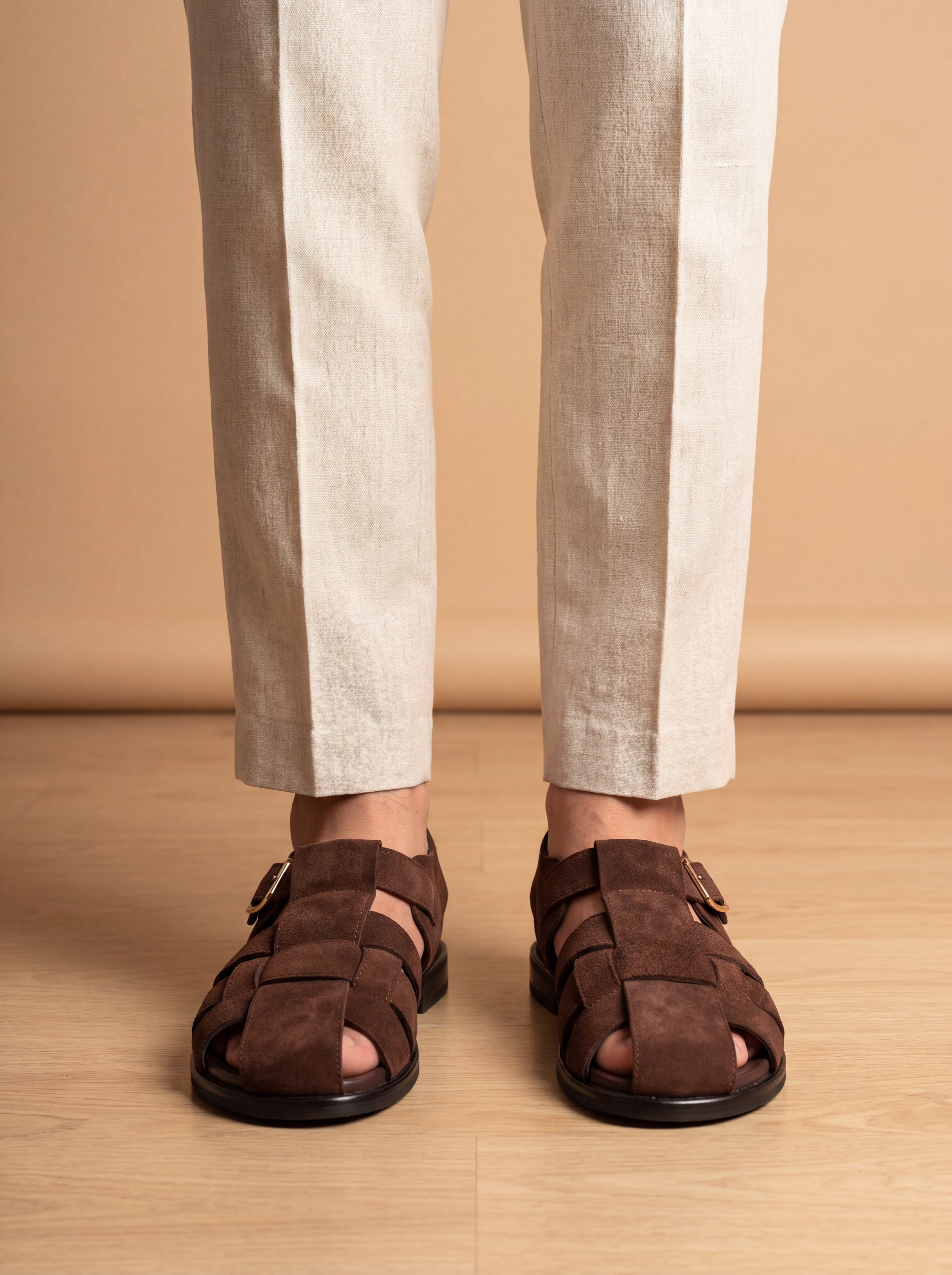 Rome suede leather sandal
